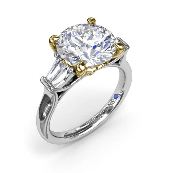 Double Tapered Baguette Diamond Engagement Ring Steve Lennon & Co Jewelers  New Hartford, NY
