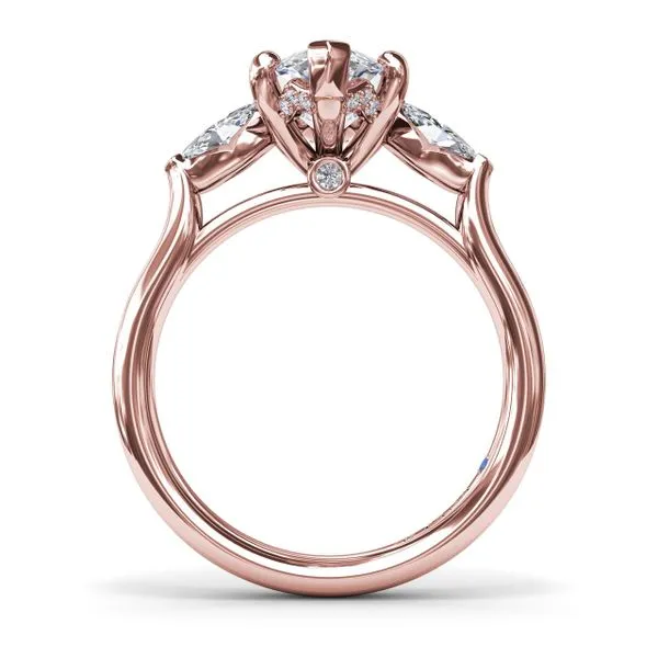 Marquise Three-Stone Diamond Engagement Ring Image 2 Graham Jewelers Wayzata, MN