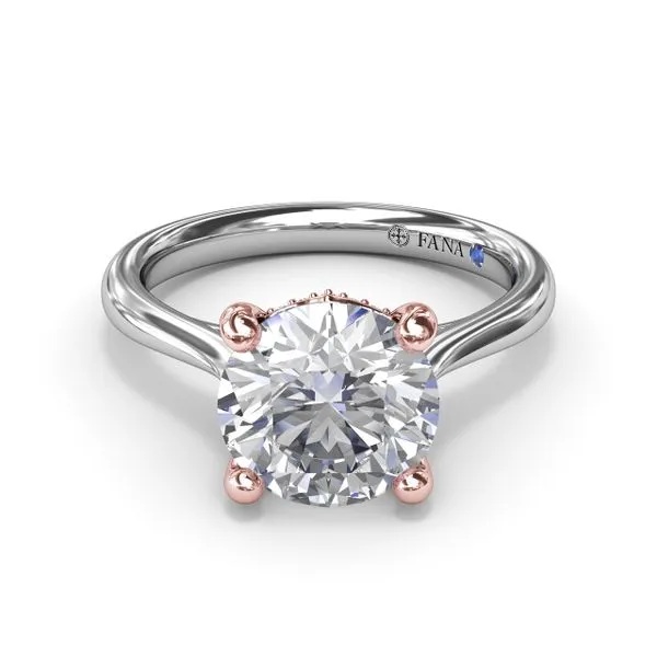 Classic Round Diamond Engagement Ring Image 3 Jim's Jewelers Tyler, TX