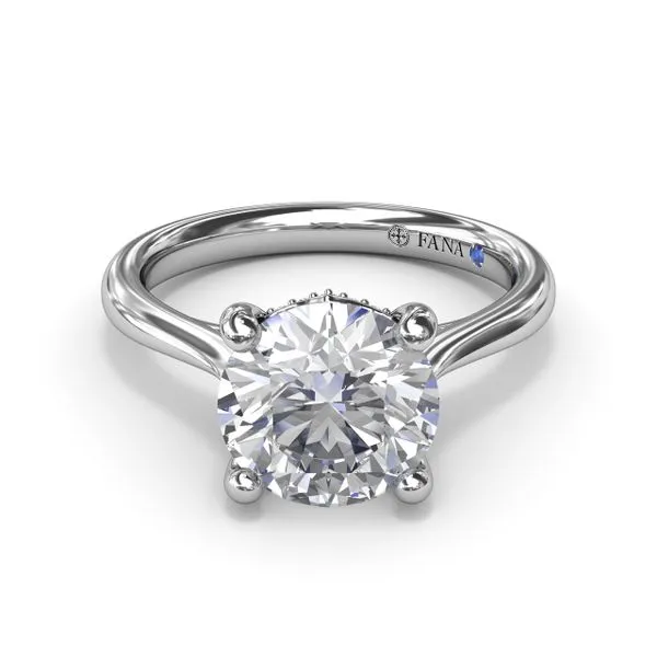 Classic Round Diamond Engagement Ring Image 3 Steve Lennon & Co Jewelers  New Hartford, NY