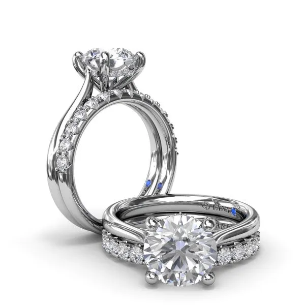 Classic Round Diamond Engagement Ring Image 4 Moore Jewelers Laredo, TX