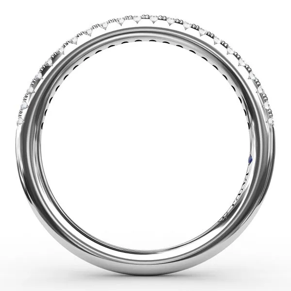 Diamond Wedding Band Image 2 Gaines Jewelry FLINT, MI