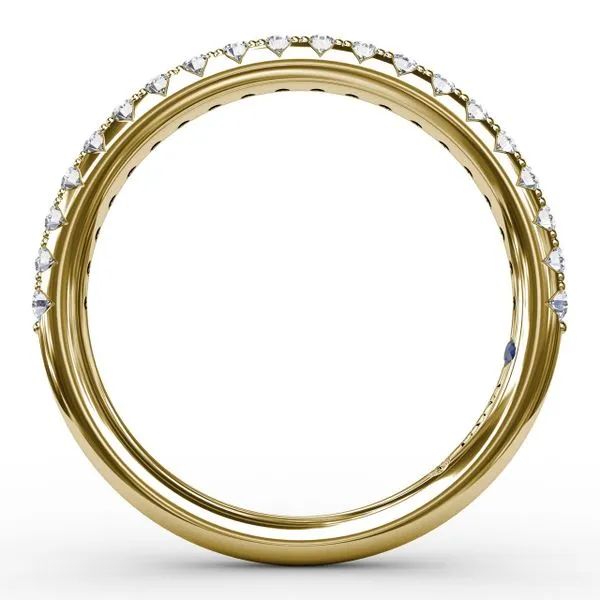 Diamond Wedding Band Image 2 Gaines Jewelry FLINT, MI