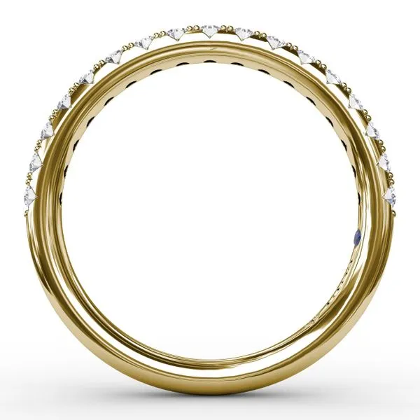 Diamond Wedding Band Image 2 Gaines Jewelry FLINT, MI