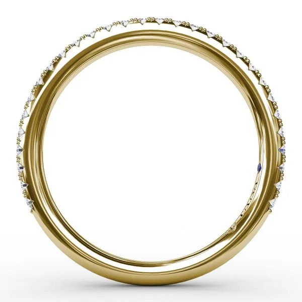 Diamond Wedding Band Image 2 Gaines Jewelry FLINT, MI