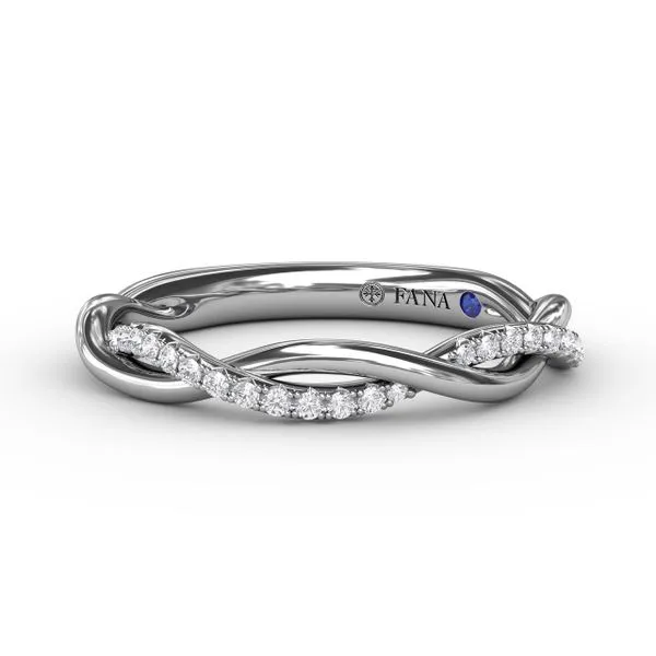 Diamond Twist Wedding Band Gaines Jewelry FLINT, MI