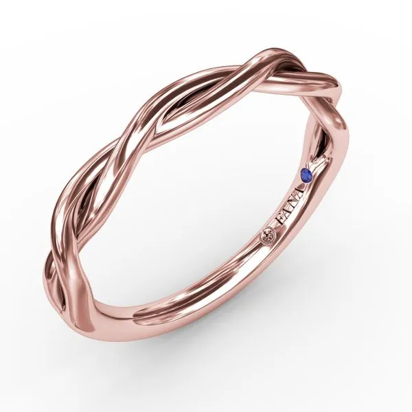 Elegantly Twisted Diamond Wedding Band Image 2 The Diamond Center Claremont, CA