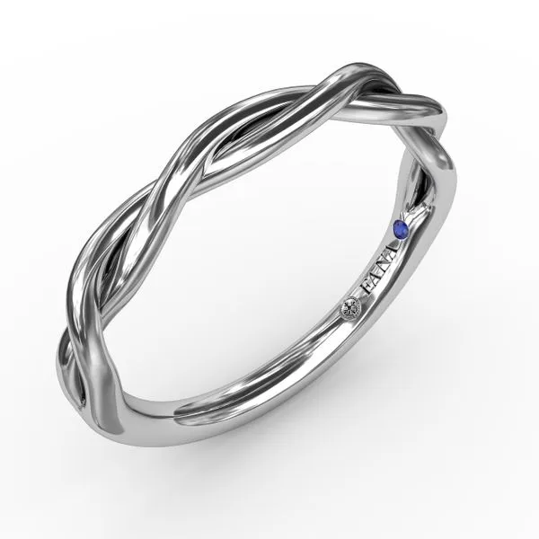 Elegantly Twisted Diamond Wedding Band Image 2 Graham Jewelers Wayzata, MN