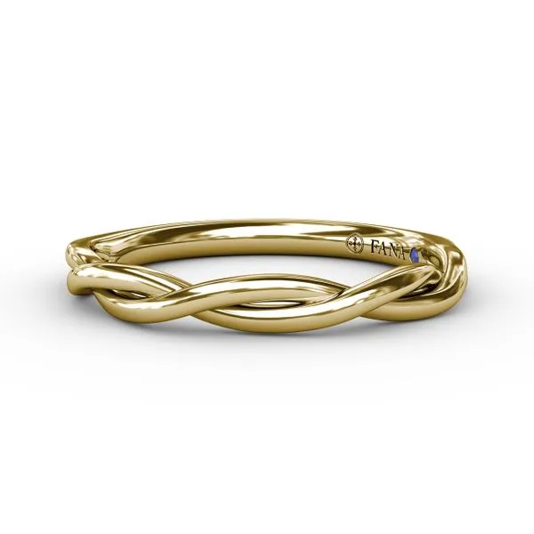 Elegantly Twisted Diamond Wedding Band Gaines Jewelry FLINT, MI