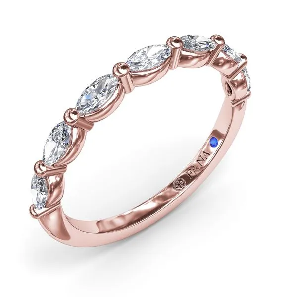 Marquise Diamond Wedding Band Image 2 The Diamond Center Claremont, CA