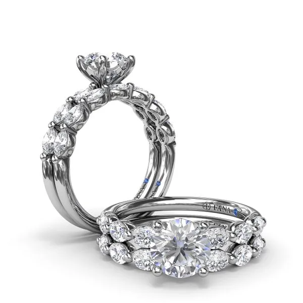 Oval Diamond Wedding Band  Image 4 The Diamond Center Claremont, CA
