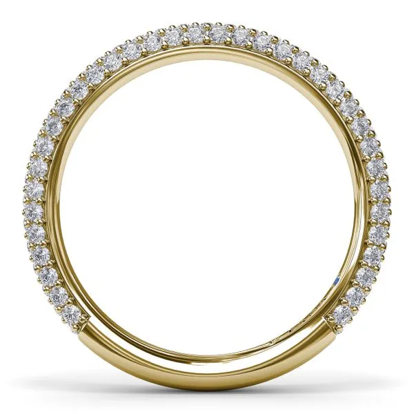 Pavé Diamond Wedding Band  Image 3 The Diamond Center Claremont, CA