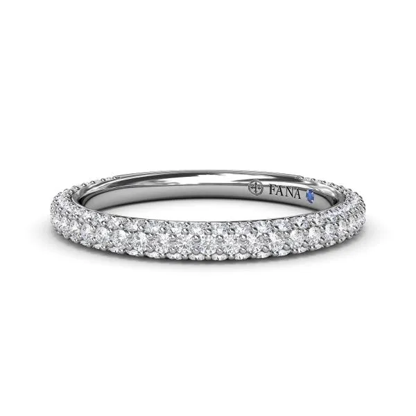 Pavé Diamond Wedding Band  Castle Couture Fine Jewelry Manalapan, NJ