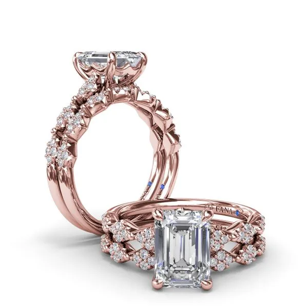 Modern Vintage Diamond Band Image 3 The Diamond Center Claremont, CA