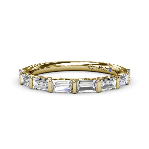 Baguette Diamond Wedding Band Castle Couture Fine Jewelry Manalapan, NJ
