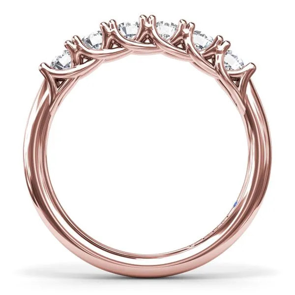 Ample Diamond Wedding Band Image 2 Castle Couture Fine Jewelry Manalapan, NJ