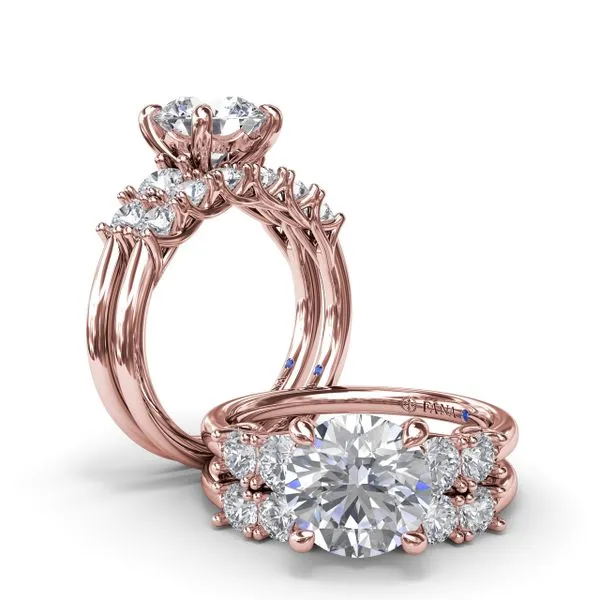 Ample Diamond Wedding Band Image 3 Castle Couture Fine Jewelry Manalapan, NJ