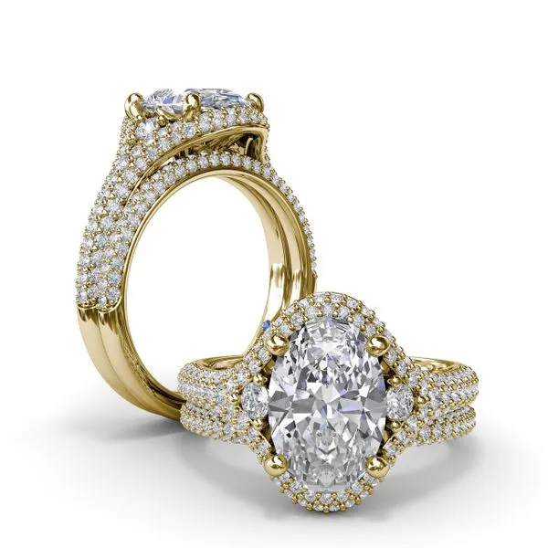 Pavé Diamond Wedding Band Image 4 The Diamond Center Claremont, CA