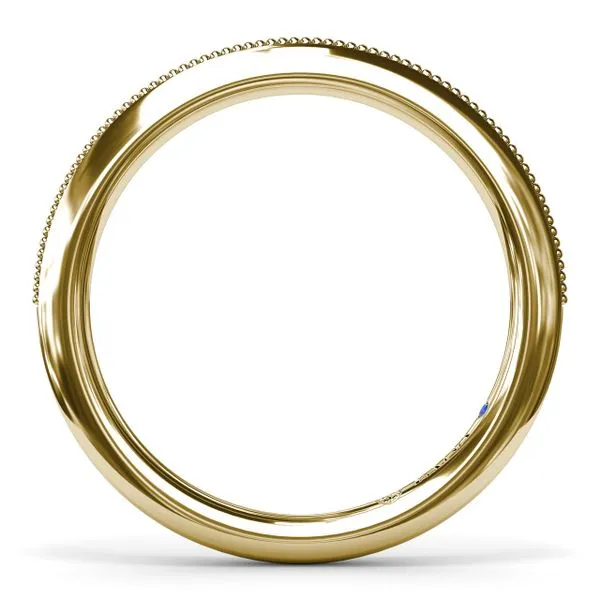 Knife-Edge Gold Wedding Band Image 2 Molinelli's Jewelers Pocatello, ID