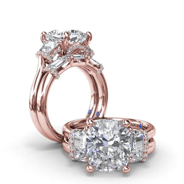 Chunky Baguette Diamond Wedding Band Image 4 Molinelli's Jewelers Pocatello, ID