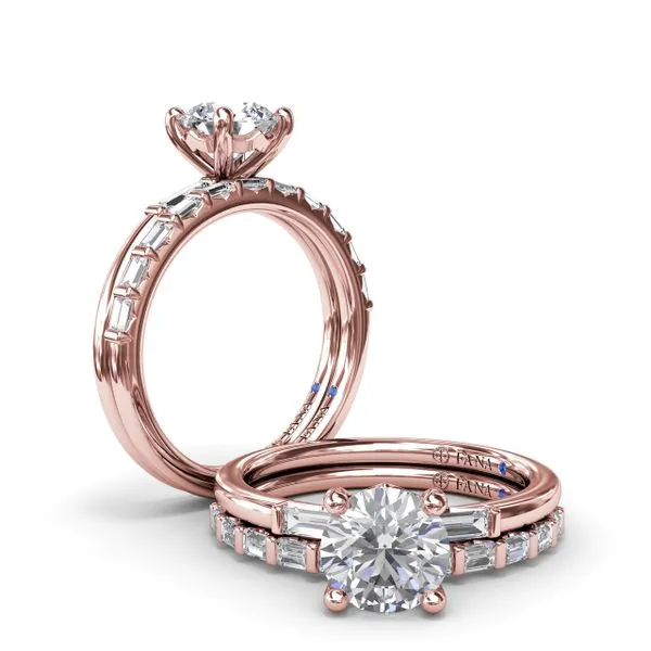 Baguette Diamond Wedding Band Image 3 Quest Fine Jewelers Fairfax, VA