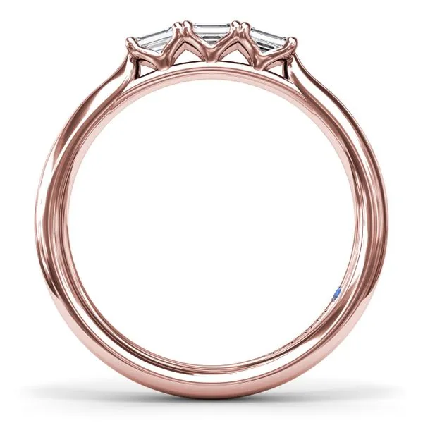 Emerald-Cut Diamond Wedding Band Image 2 Molinelli's Jewelers Pocatello, ID