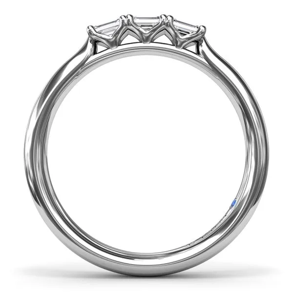 Emerald-Cut Diamond Wedding Band Image 2 Molinelli's Jewelers Pocatello, ID