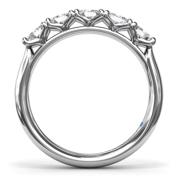 Oval Diamond Wedding Band Image 2 Molinelli's Jewelers Pocatello, ID