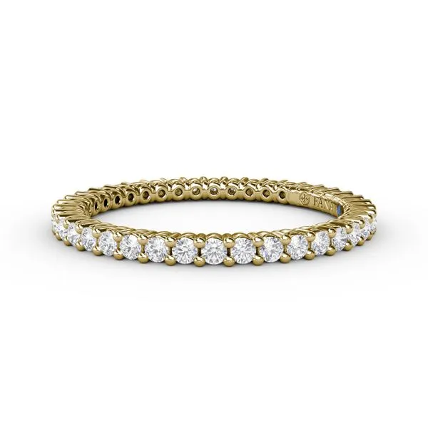 Classic Round Shared Prong Eternity Band  Castle Couture Fine Jewelry Manalapan, NJ