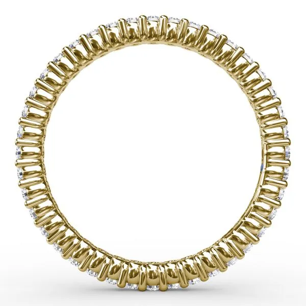 Classic Round Shared Prong Eternity Band  Image 2 Castle Couture Fine Jewelry Manalapan, NJ