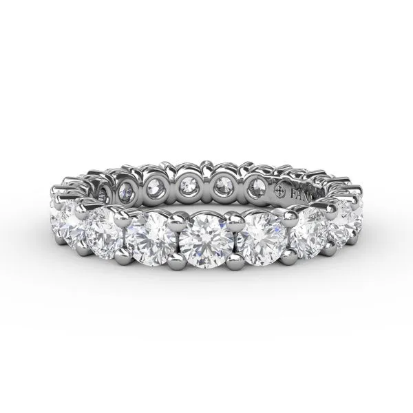 Chunky Shared Prong Eternity Band  The Diamond Center Claremont, CA