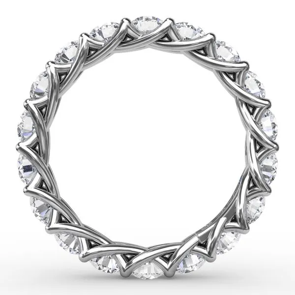 2.88ct Woven Eternity Band Image 2 Gaines Jewelry FLINT, MI