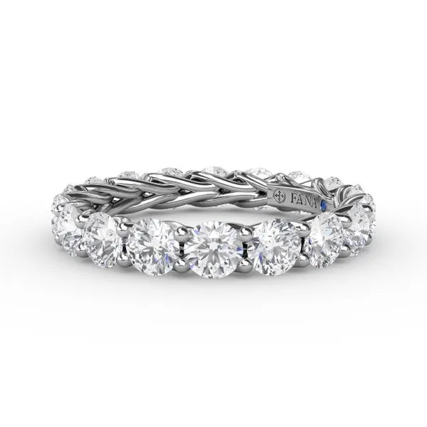 2.88ct Woven Eternity Band  The Diamond Center Claremont, CA