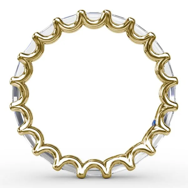 Emerald Cut Eternity Band  Image 2 The Diamond Center Claremont, CA