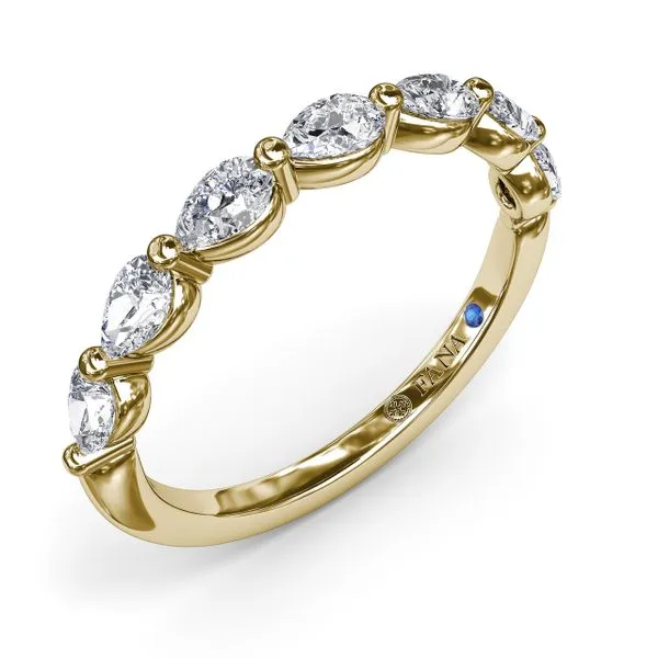 Angelic Oval Diamond Band Image 2 Castle Couture Fine Jewelry Manalapan, NJ