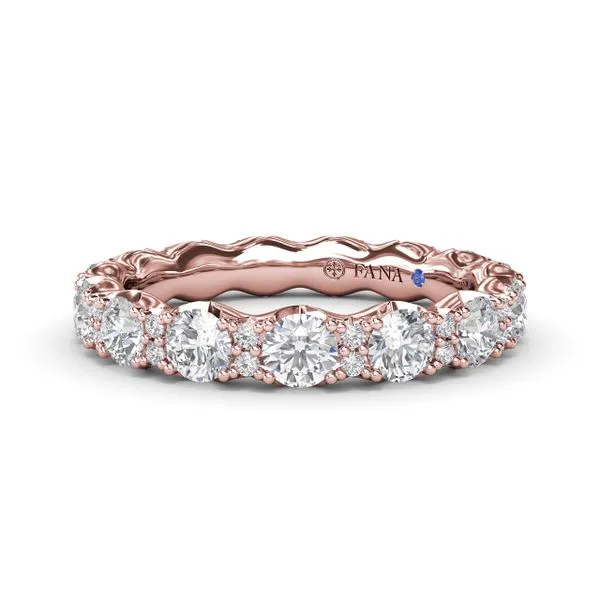 Round Diamond Eternity Band Steve Lennon & Co Jewelers  New Hartford, NY