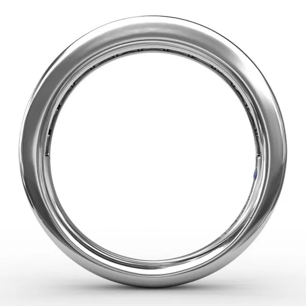 Single Row Emerald and Diamond Band Image 2 The Diamond Center Claremont, CA