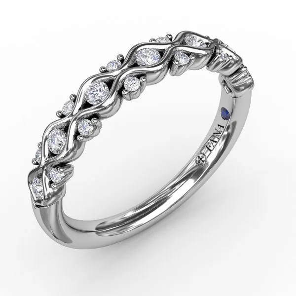 Double Wave Band Castle Couture Fine Jewelry Manalapan, NJ