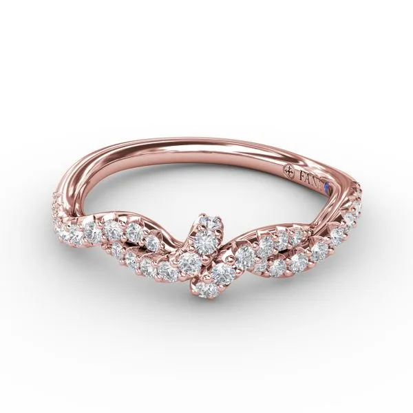 Tie the Knot Diamond Ring Castle Couture Fine Jewelry Manalapan, NJ