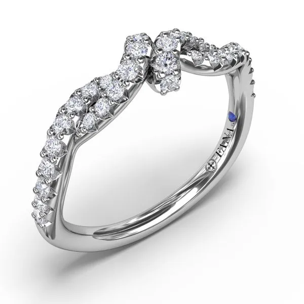 Tie the Knot Diamond Ring Image 2 Quest Fine Jewelers Fairfax, VA