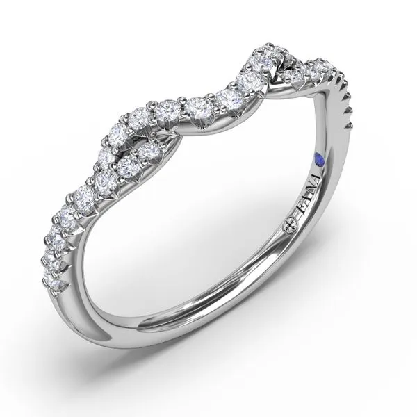 Curved Diamond Ring  Image 2 The Diamond Center Claremont, CA