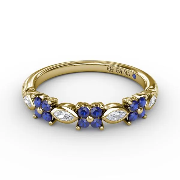 Mixed Marquise and Floral Diamond Ring Castle Couture Fine Jewelry Manalapan, NJ