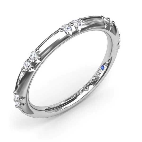 Flush Setting Diamond Band Image 2 Steve Lennon & Co Jewelers  New Hartford, NY