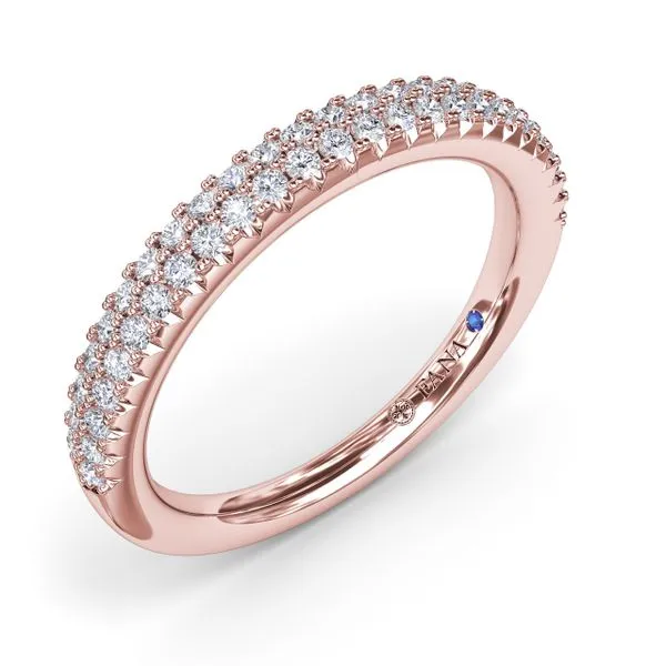 Pavé Diamond Band Image 2 Steve Lennon & Co Jewelers  New Hartford, NY