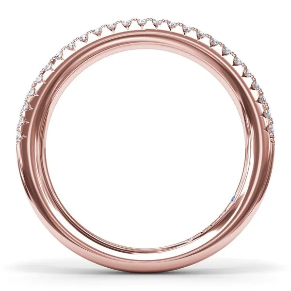 Pavé Diamond Band Image 3 Molinelli's Jewelers Pocatello, ID