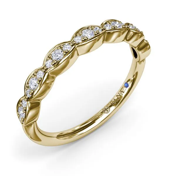 Bezel Set Diamond Band Image 2 Molinelli's Jewelers Pocatello, ID