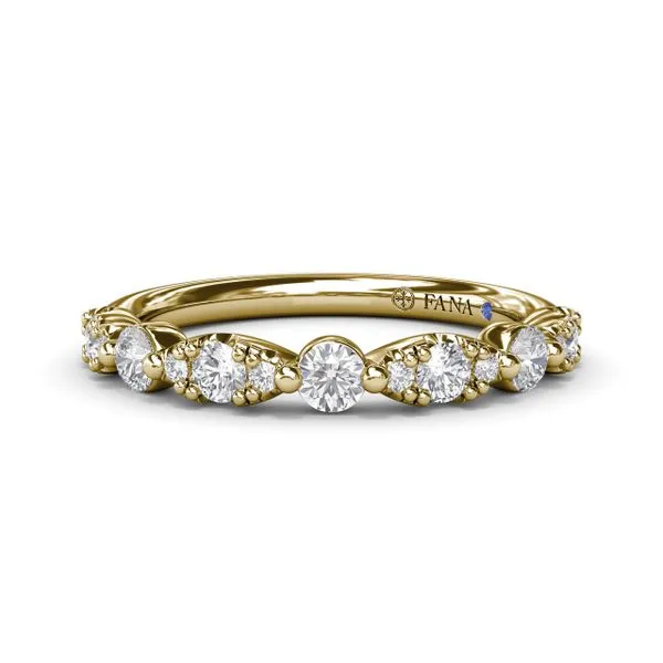 Alternating Marquise and Round Diamond Ring Steve Lennon & Co Jewelers  New Hartford, NY