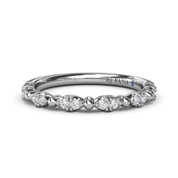 Floating Shared Prong Diamond Band Steve Lennon & Co Jewelers  New Hartford, NY