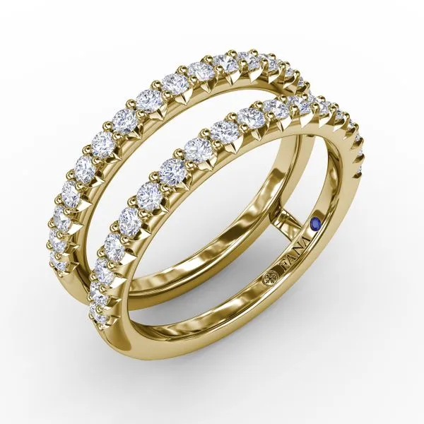 Petite Diamond Insert Ring Image 2 The Diamond Center Claremont, CA