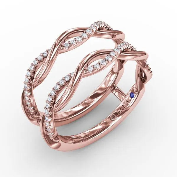 Diamond Twist Insert Ring  Image 2 The Diamond Center Claremont, CA